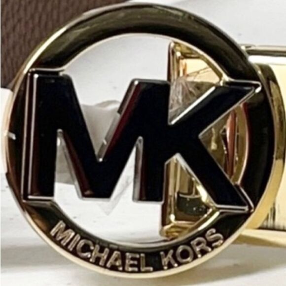 Michael Kors Logo Twist Pink MK/Brown  Reversible Belt main image 9